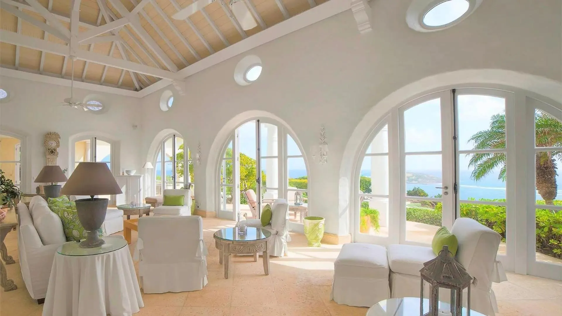 Bright Villa With View Of Sparkling Ocean Marigot سانت بارتيليمي